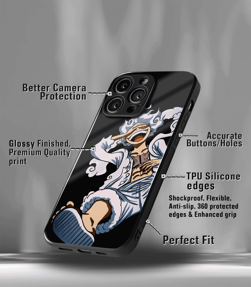 anime printed premium glossy phone case compatible for all phone models