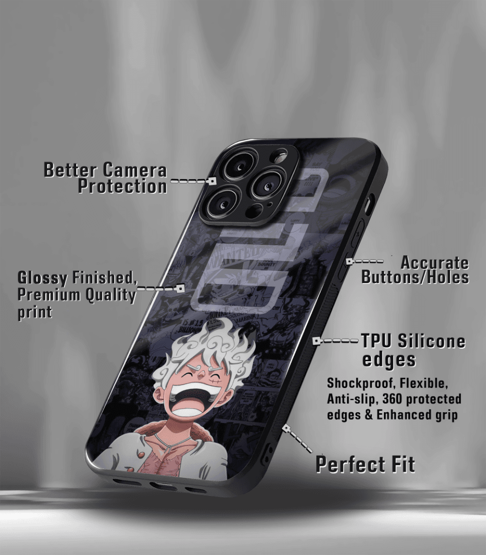 anime printed premium glossy phone case compatible for all phone models