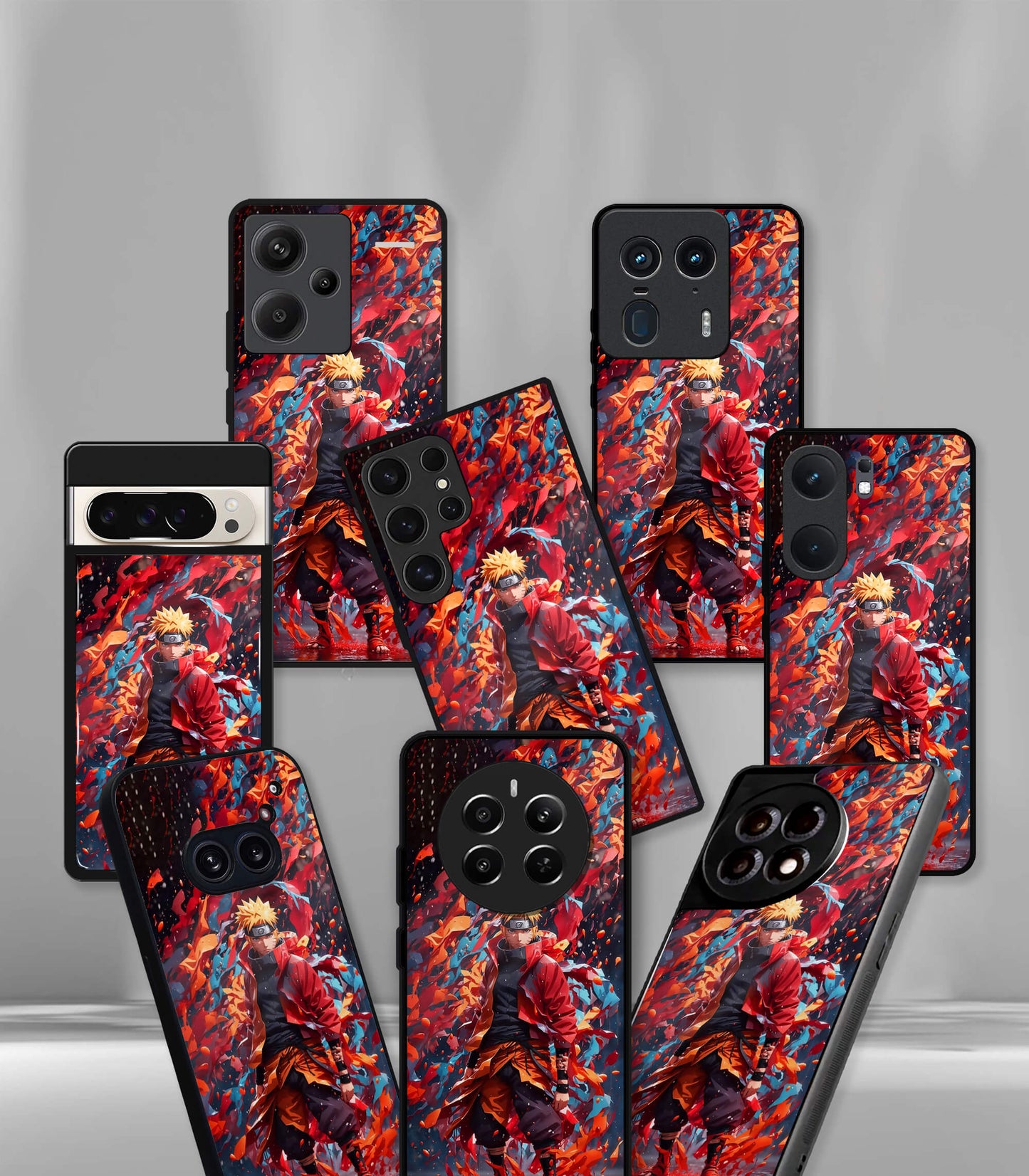 anime printed premium glossy phone case compatible for all phone models