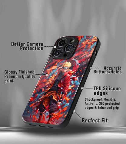 Anime printed Premium Glossy Phone Case compatible for all phone models
