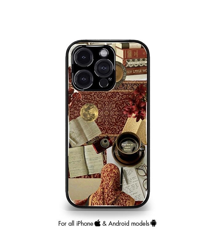 girly arabic fusion aesthetic premium case
