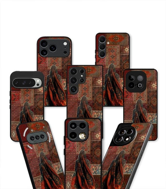 Red Hijab Girl Arabic Fusion Premium Case