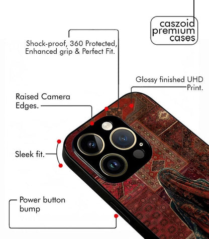 Red Hijab Girl Arabic Fusion Premium Case