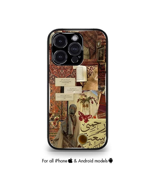 Hijabi girl Arabic Fusion Premium Case