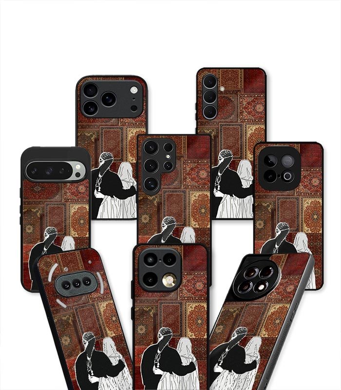 romantic couples arabic fusion aesthetic premium case
