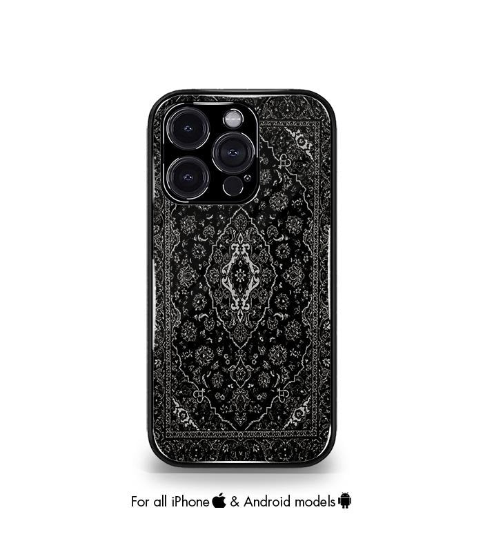black arabic fusion persian aesthetic premium case