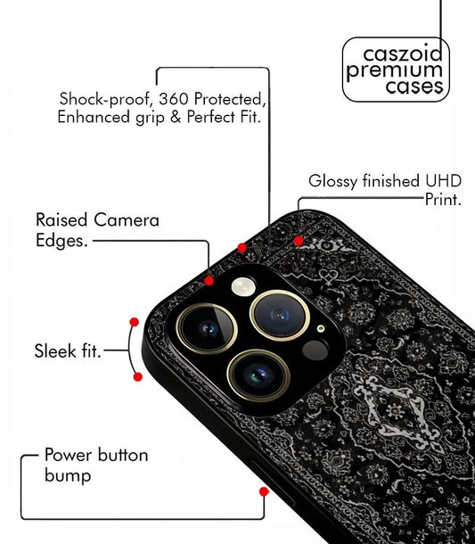 Black Arabic Fusion Persian Aesthetic Premium Case