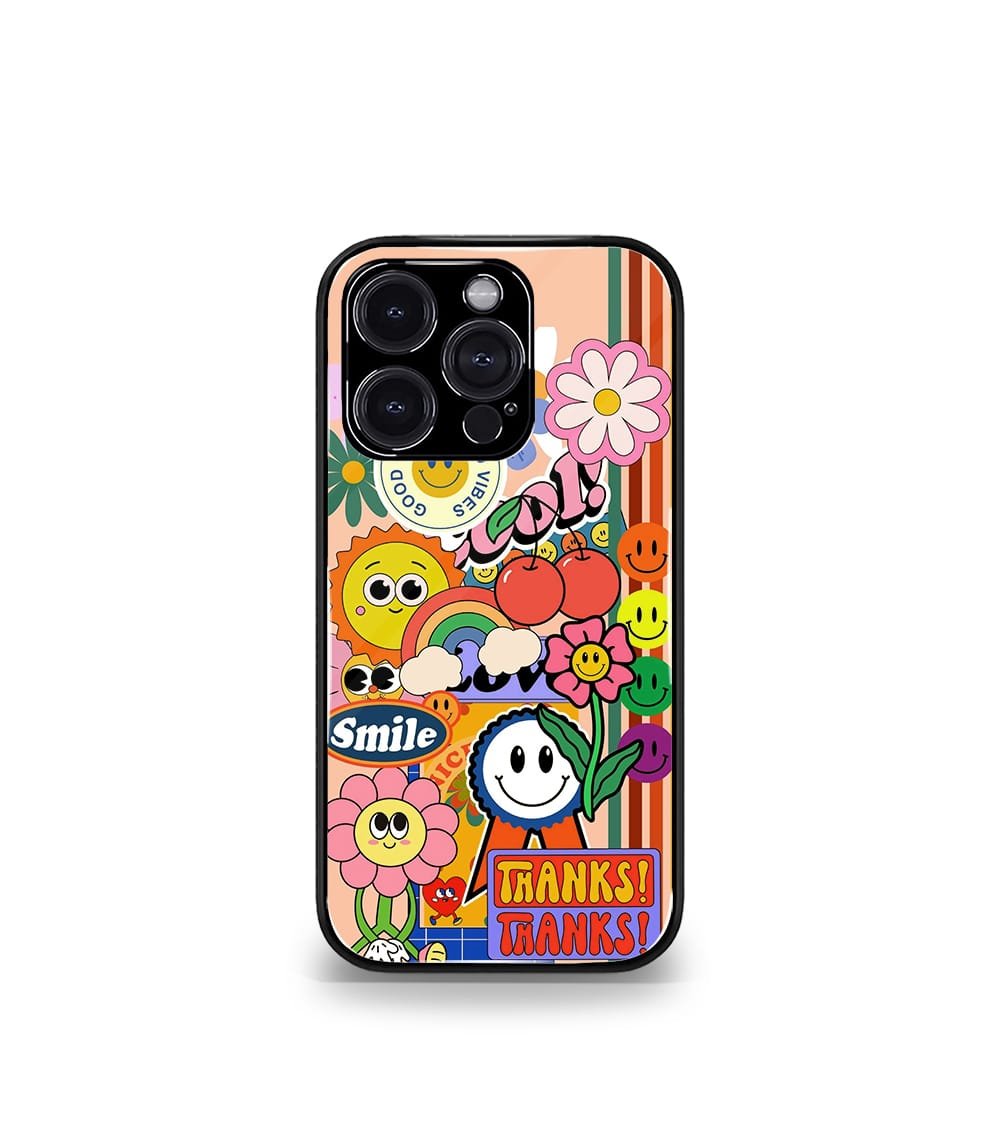 aesthetic bliss premium glossy phone case