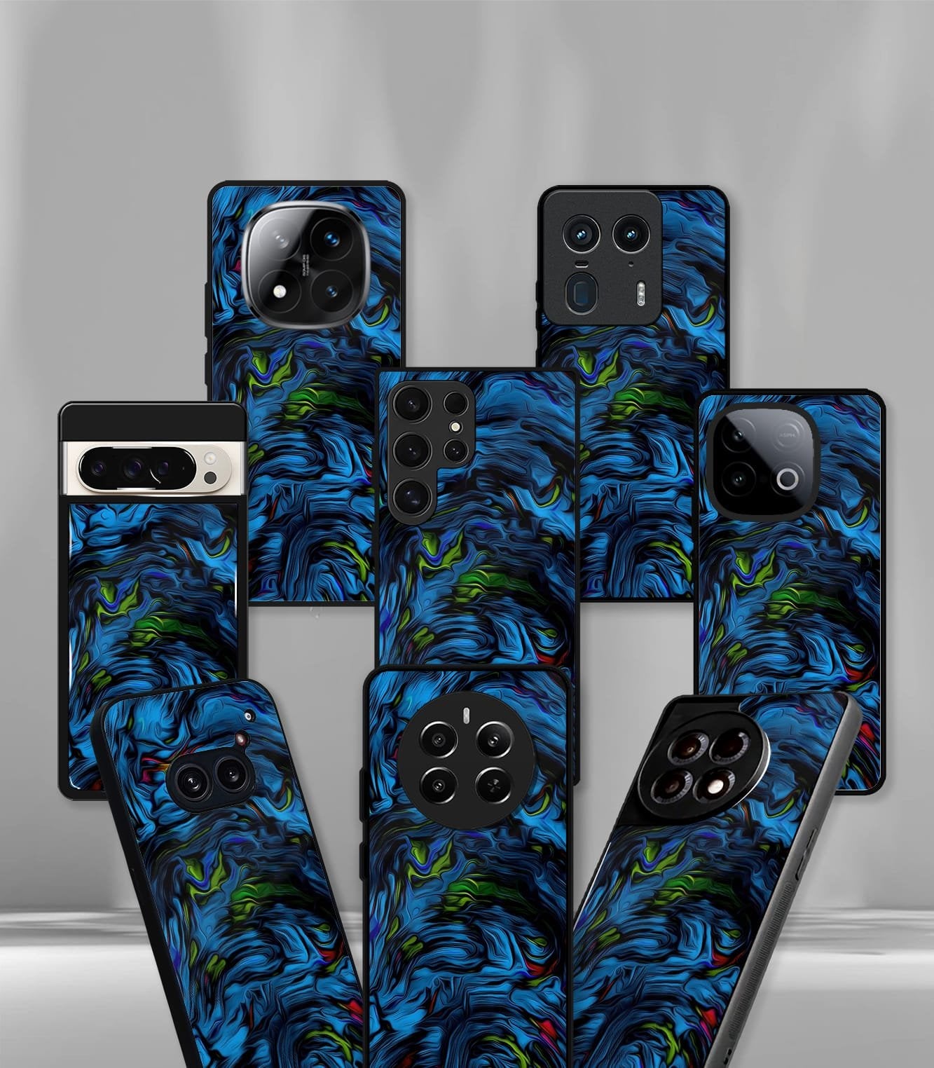 aesthetic bliss premium glossy phone case