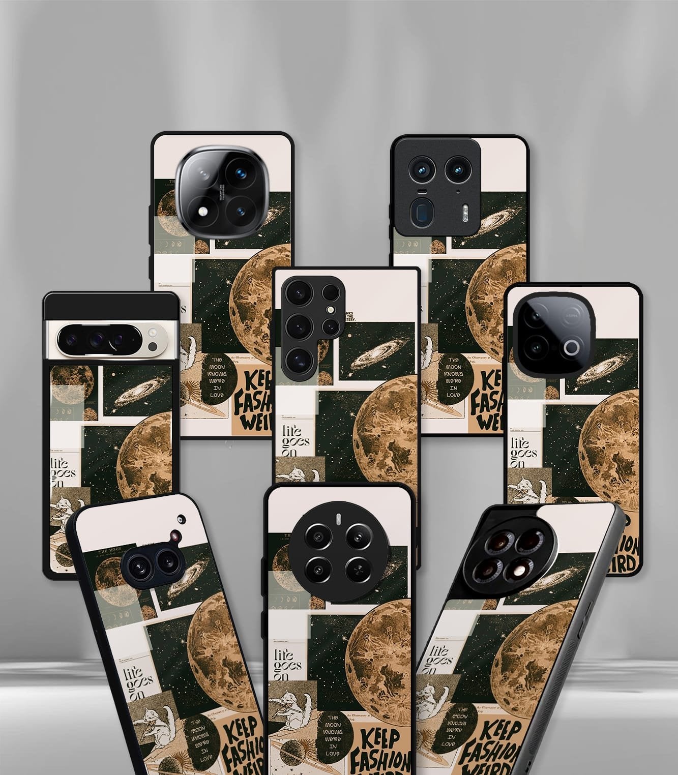aesthetic bliss premium glossy phone case