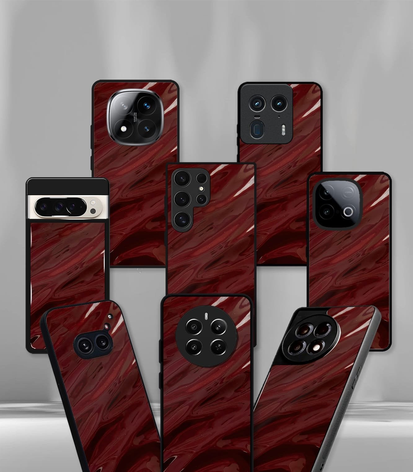 aesthetic bliss premium glossy phone case