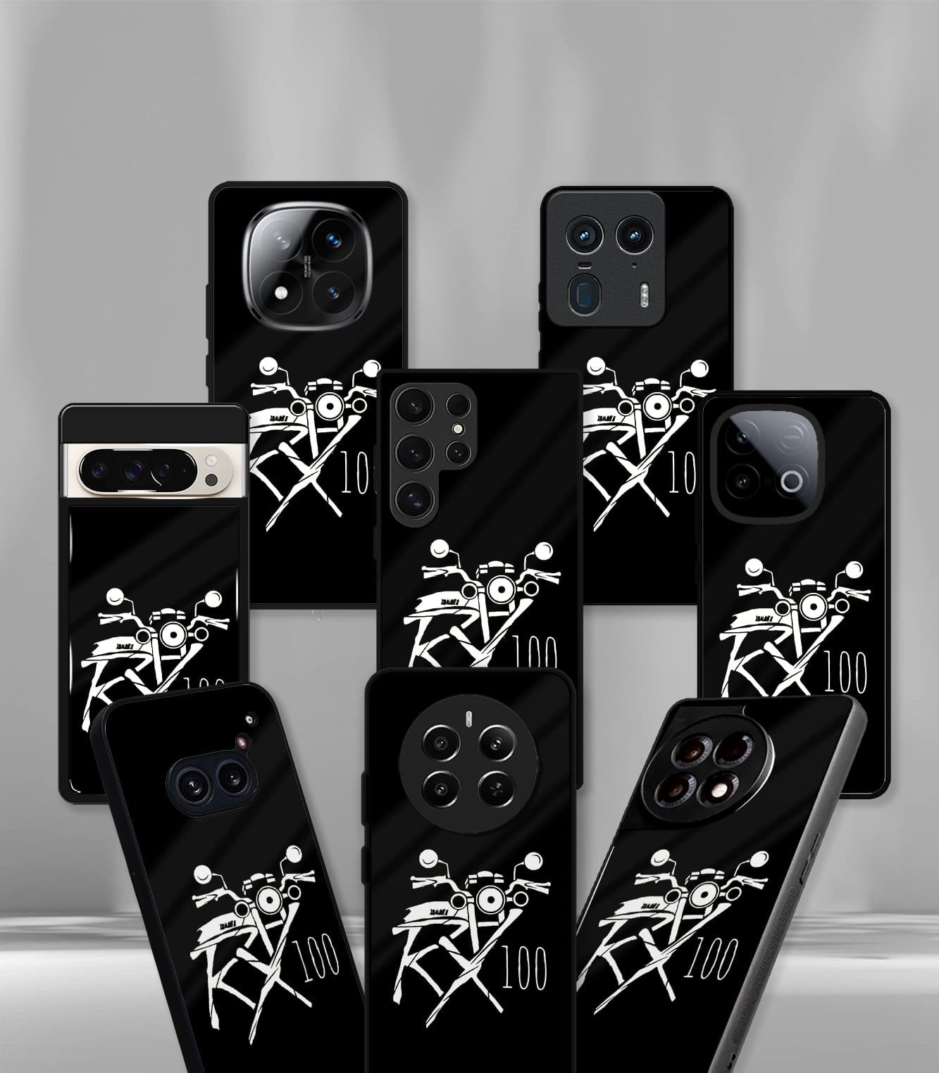 rx 100 premium glossy phone case compatible for every phone models.