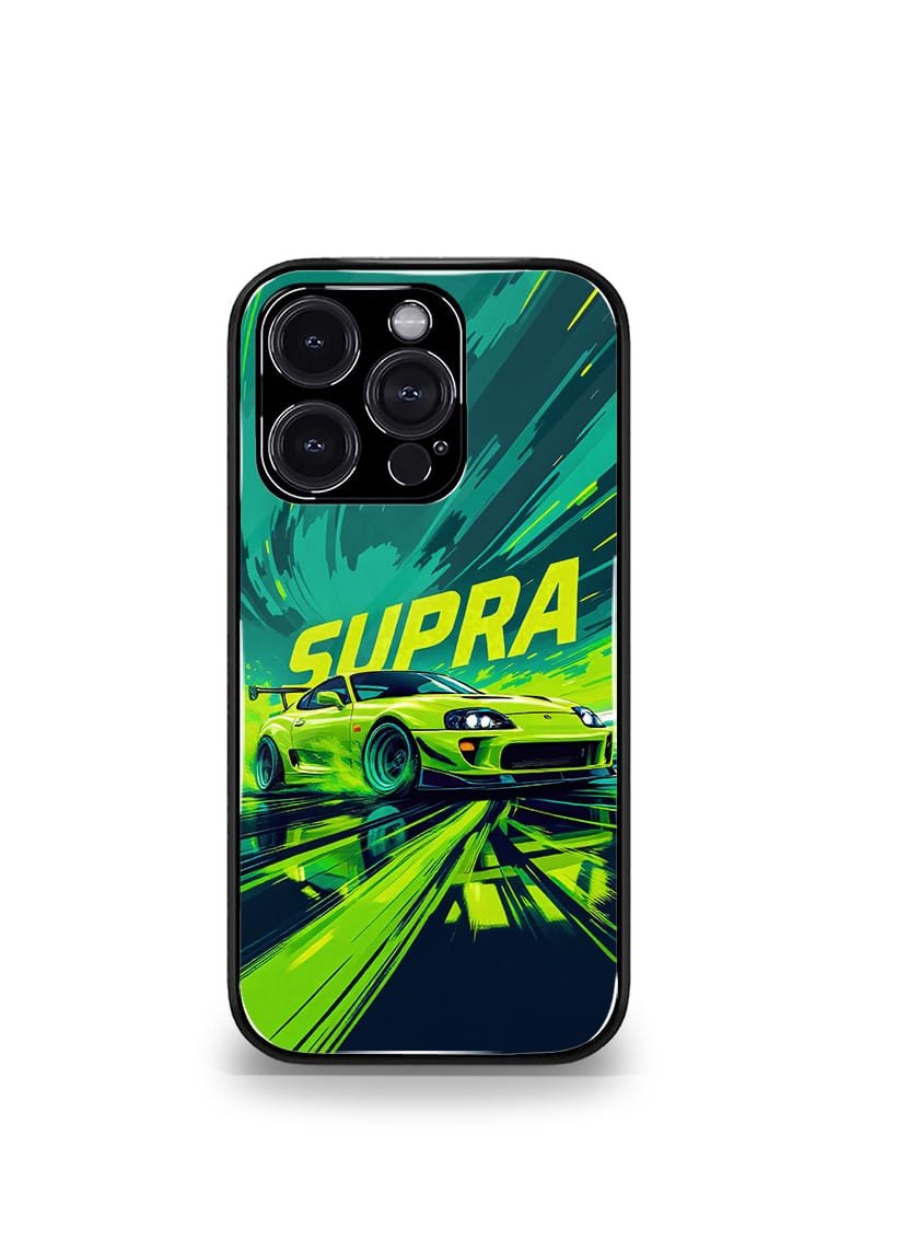greenish supra premium glossy phone case compatible for every phone models.