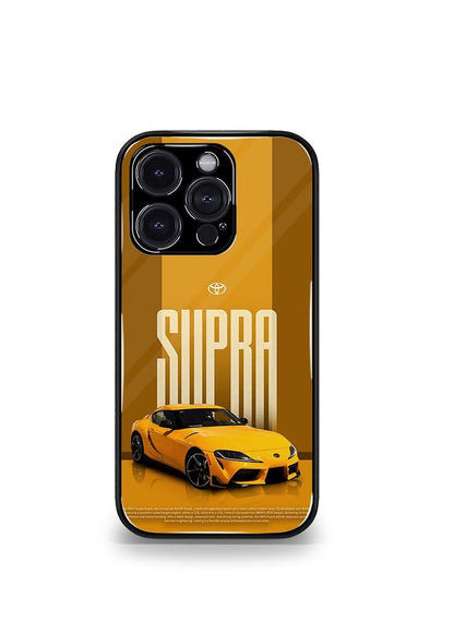 Supra Yellow Premium Glossy Phone Case compatible for every Phone Models.