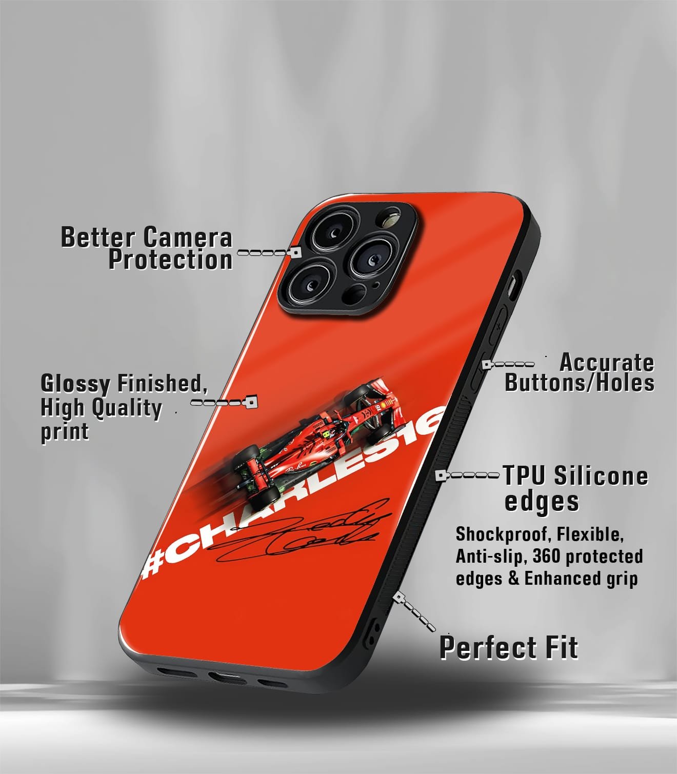 super car automotive premium glossy phone case compatible for every phone models.