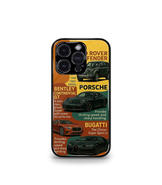 Super Car Automotive Premium Glossy Phone Case compatible for every Phone Models.