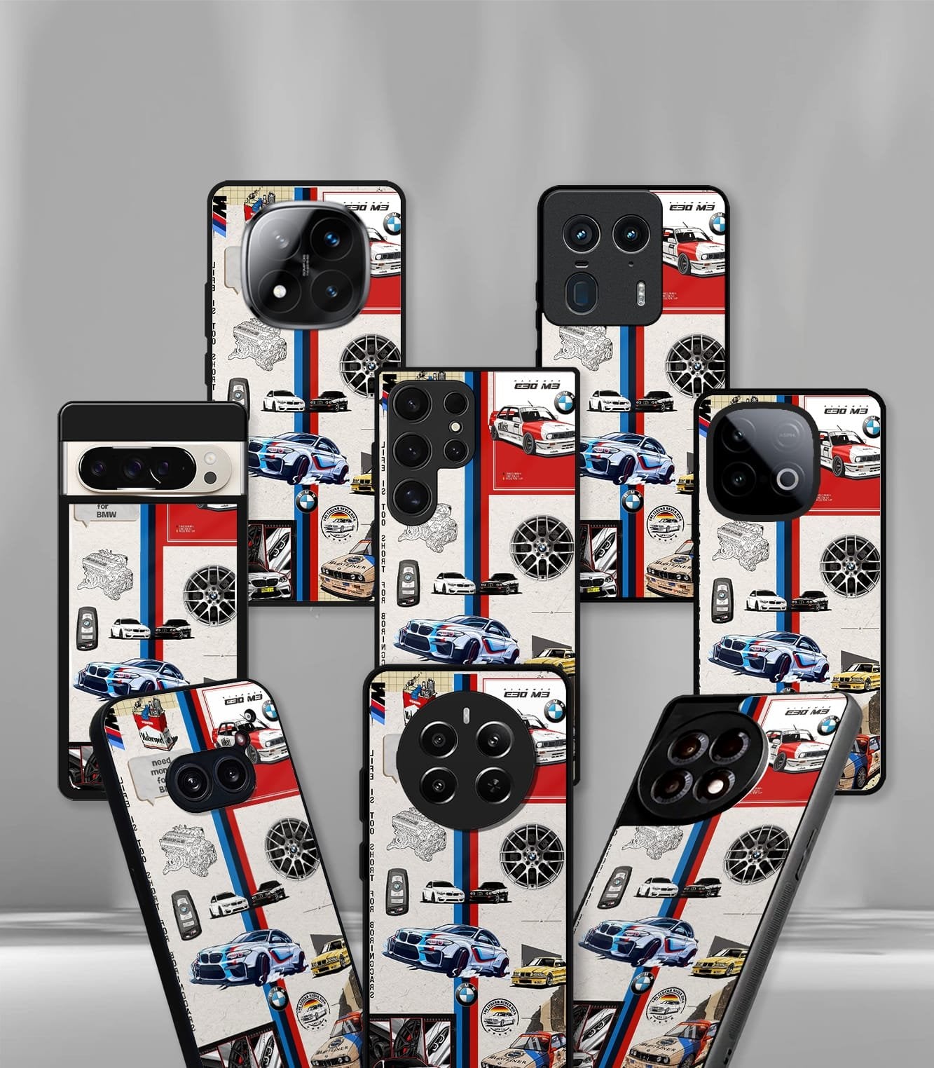 super car automotive premium glossy phone case compatible for every phone models.
