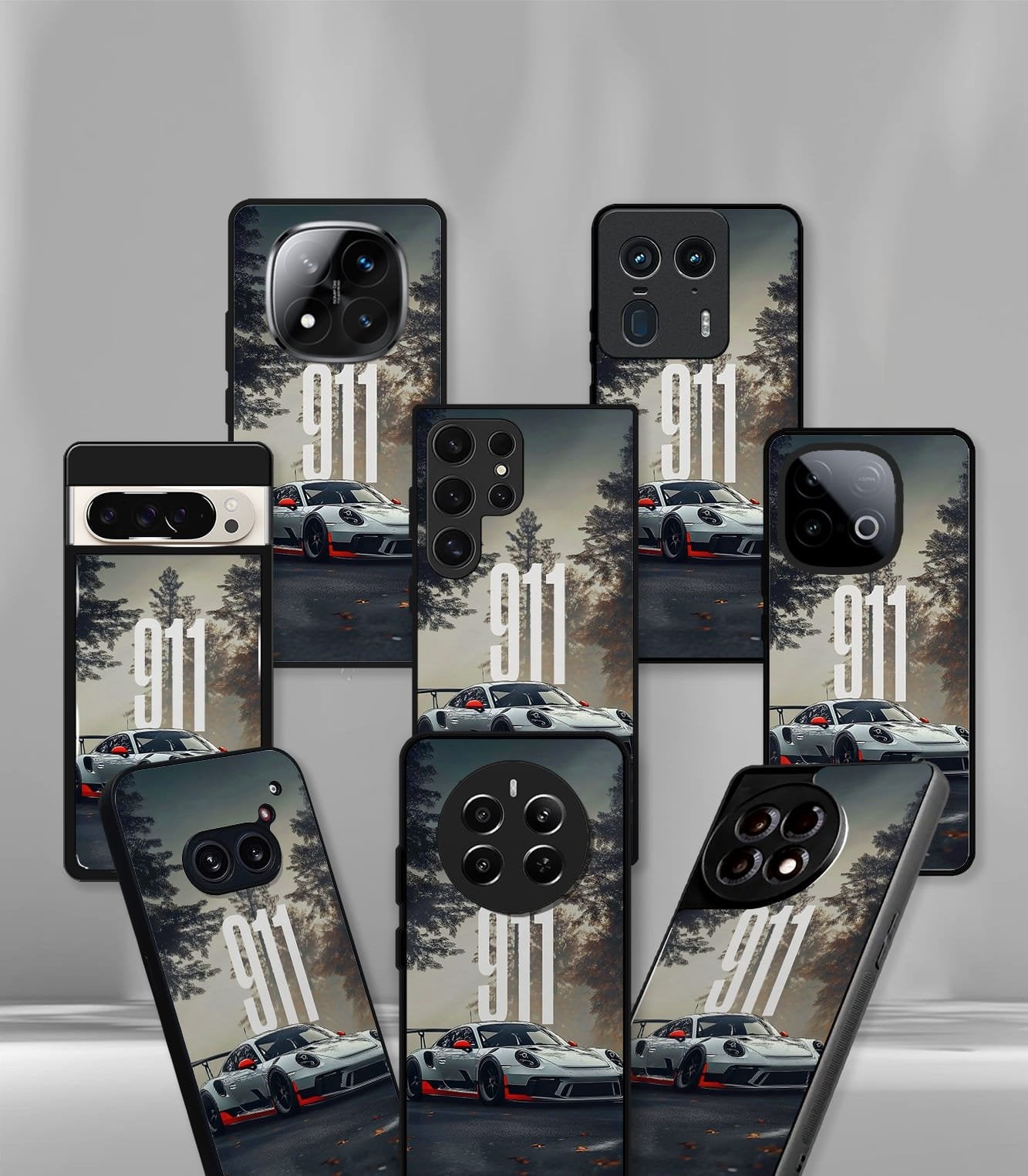 911 edition super car automotive premium glossy phone case compatible for every phone models.