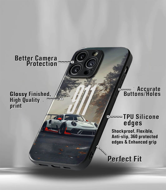 911 Edition Super Car Automotive Premium Glossy Phone Case compatible for every Phone Models.