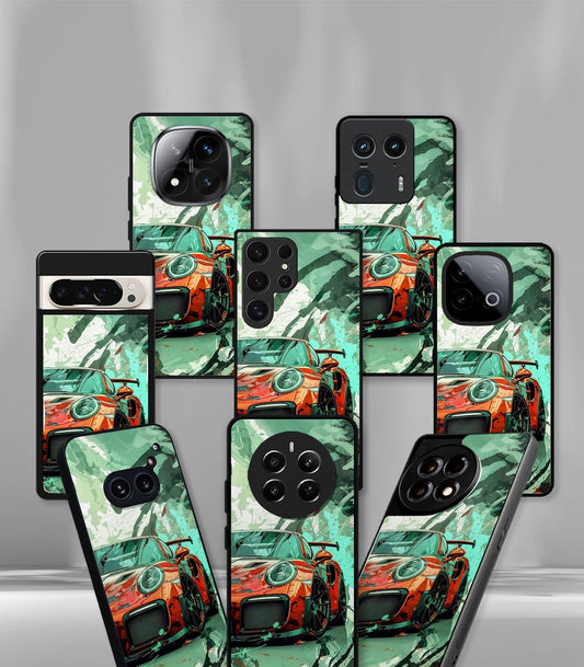 Super Car Automotive Premium Glossy Phone Case compatible for every Phone Models.