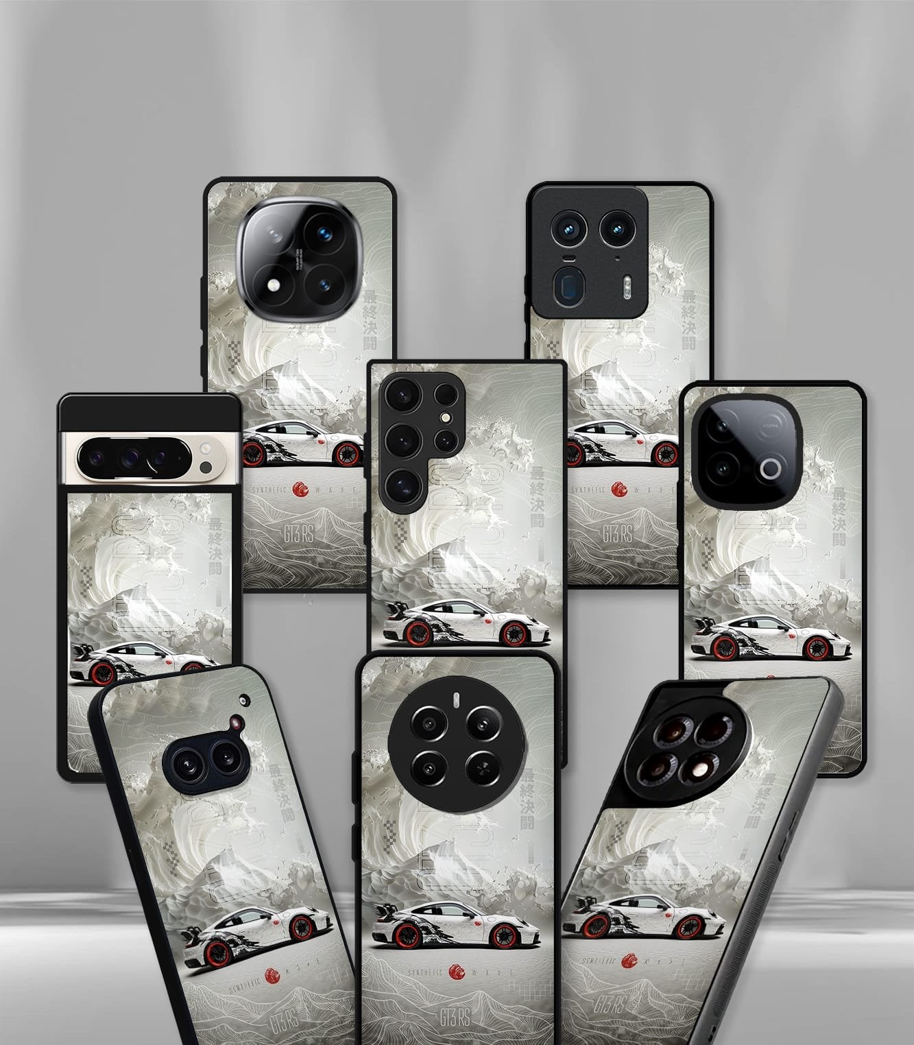 super car automotive premium glossy phone case compatible for every phone models.