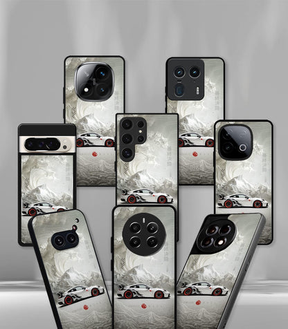 Super Car Automotive Premium Glossy Phone Case compatible for every Phone Models.