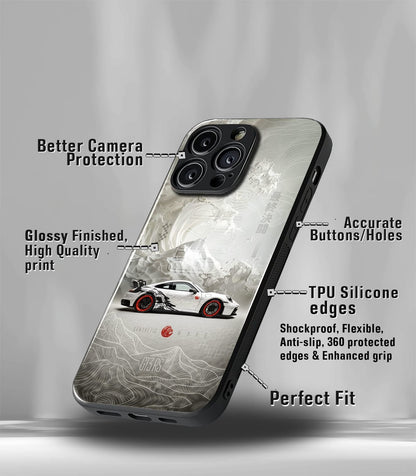 Super Car Automotive Premium Glossy Phone Case compatible for every Phone Models.