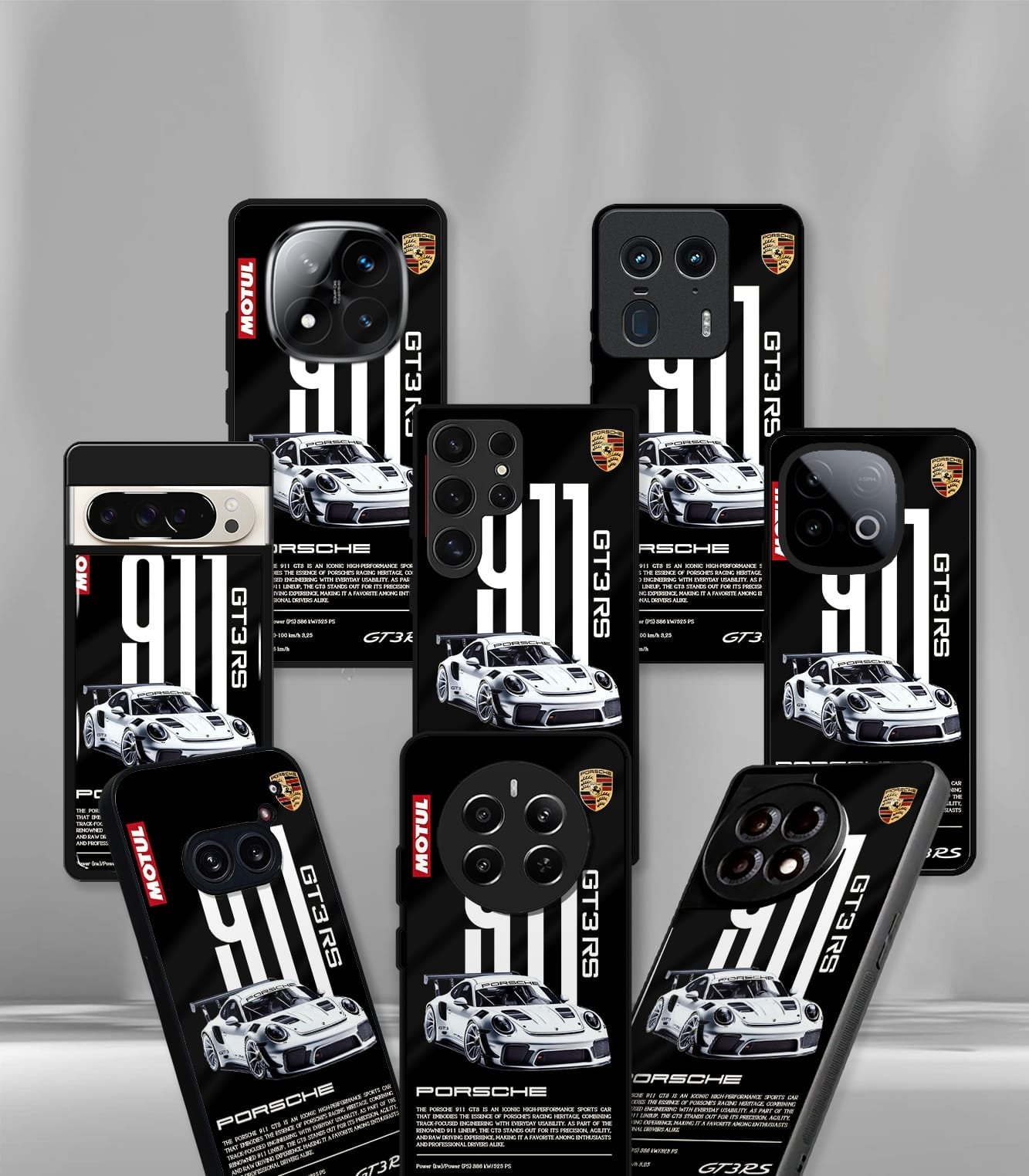 911 edition super car automotive premium glossy phone case compatible for every phone models.