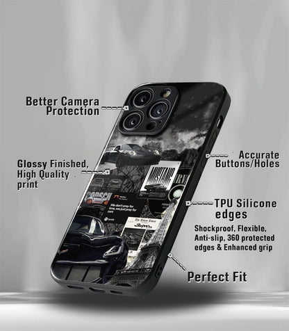 Super Car Automotive Premium Glossy Phone Case compatible for every Phone Models.