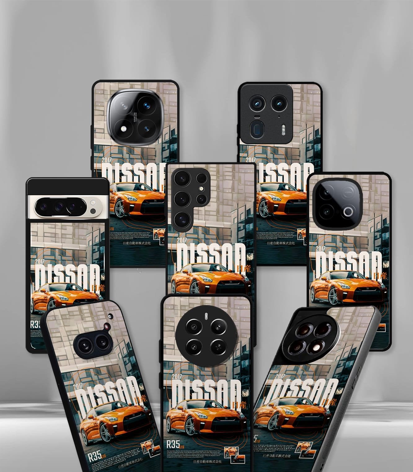 super car automotive premium glossy phone case compatible for every phone models.