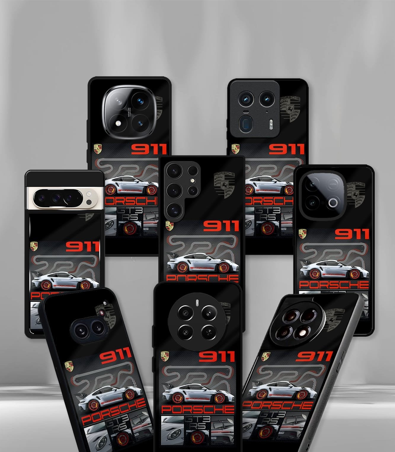 porsche super car premium glossy phone case compatible for every phone models.
