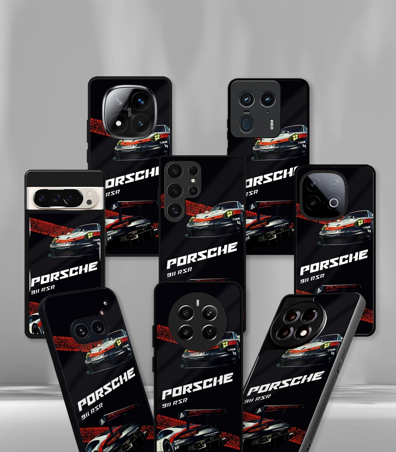 porsche super car premium glossy phone case compatible for every phone models.