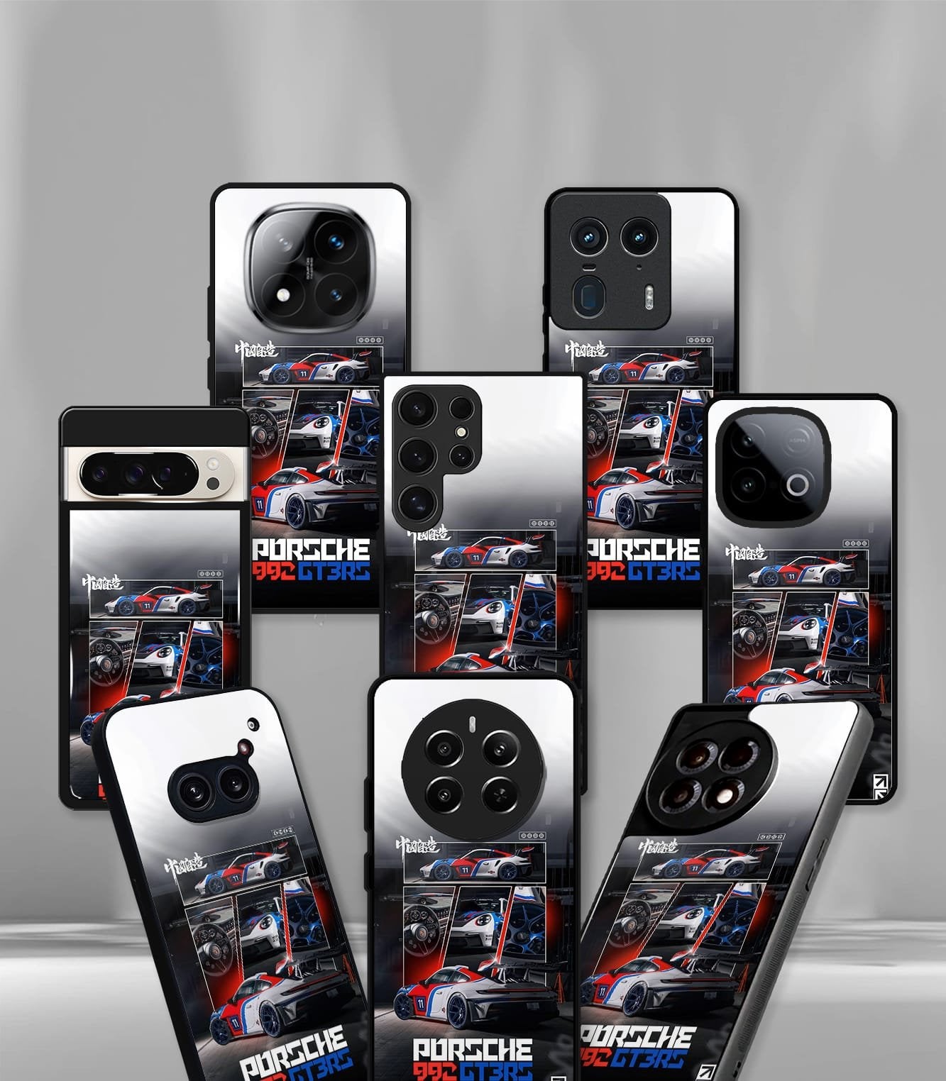 porsche super car premium glossy phone case compatible for every phone models.