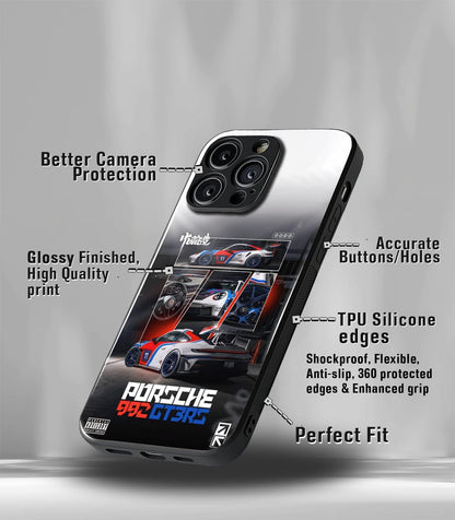 Porsche Super Car Premium Glossy Phone Case compatible for every Phone Models.