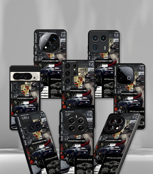 Porsche Super Car Premium Glossy Phone Case compatible for every Phone Models.