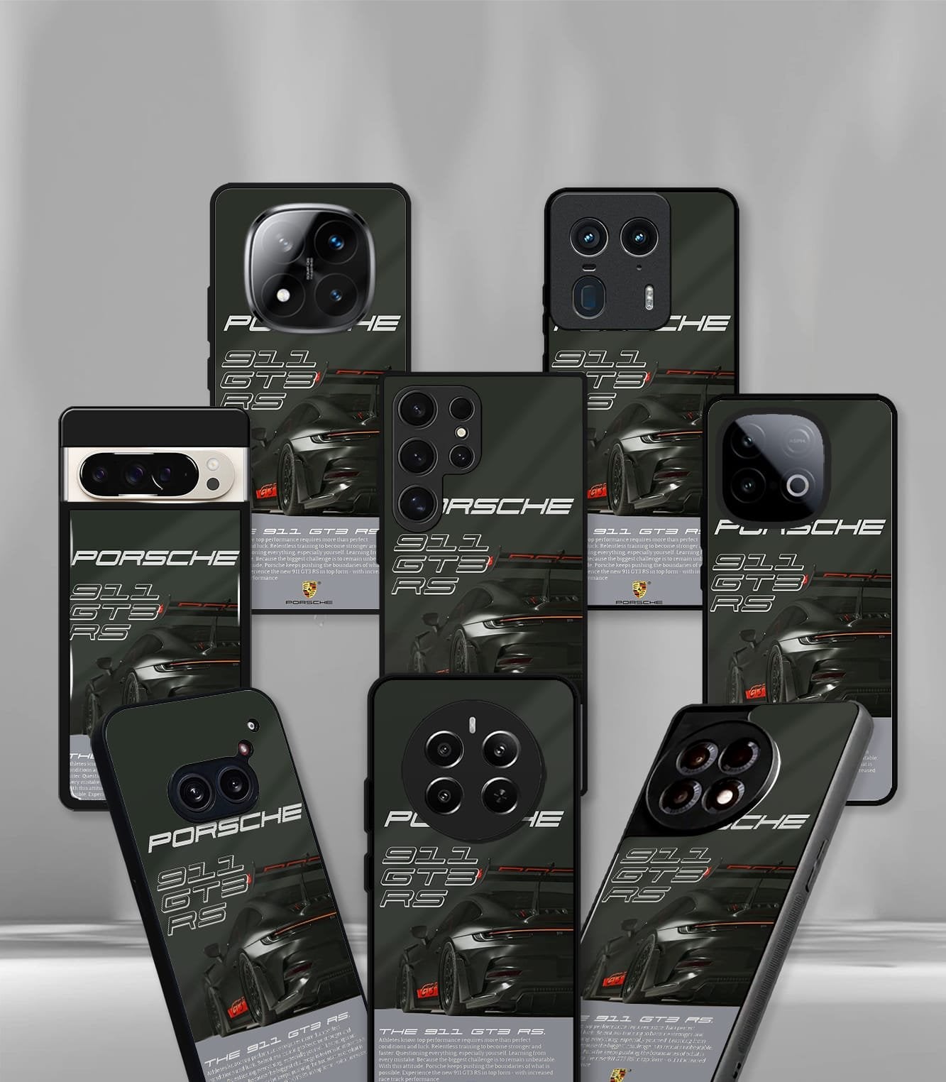 porsche super car premium glossy phone case compatible for every phone models.