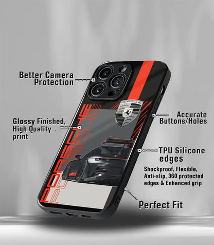 Porsche Super Car Premium Glossy Phone Case compatible for every Phone Models.