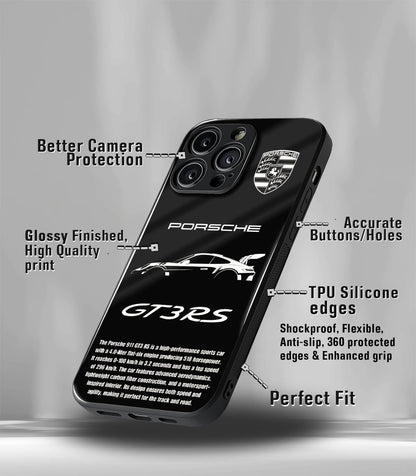 Porsche Super Car Premium Glossy Phone Case compatible for every Phone Models.