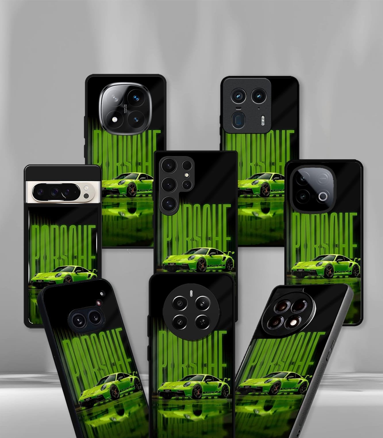 porsche super car premium glossy phone case compatible for every phone models.