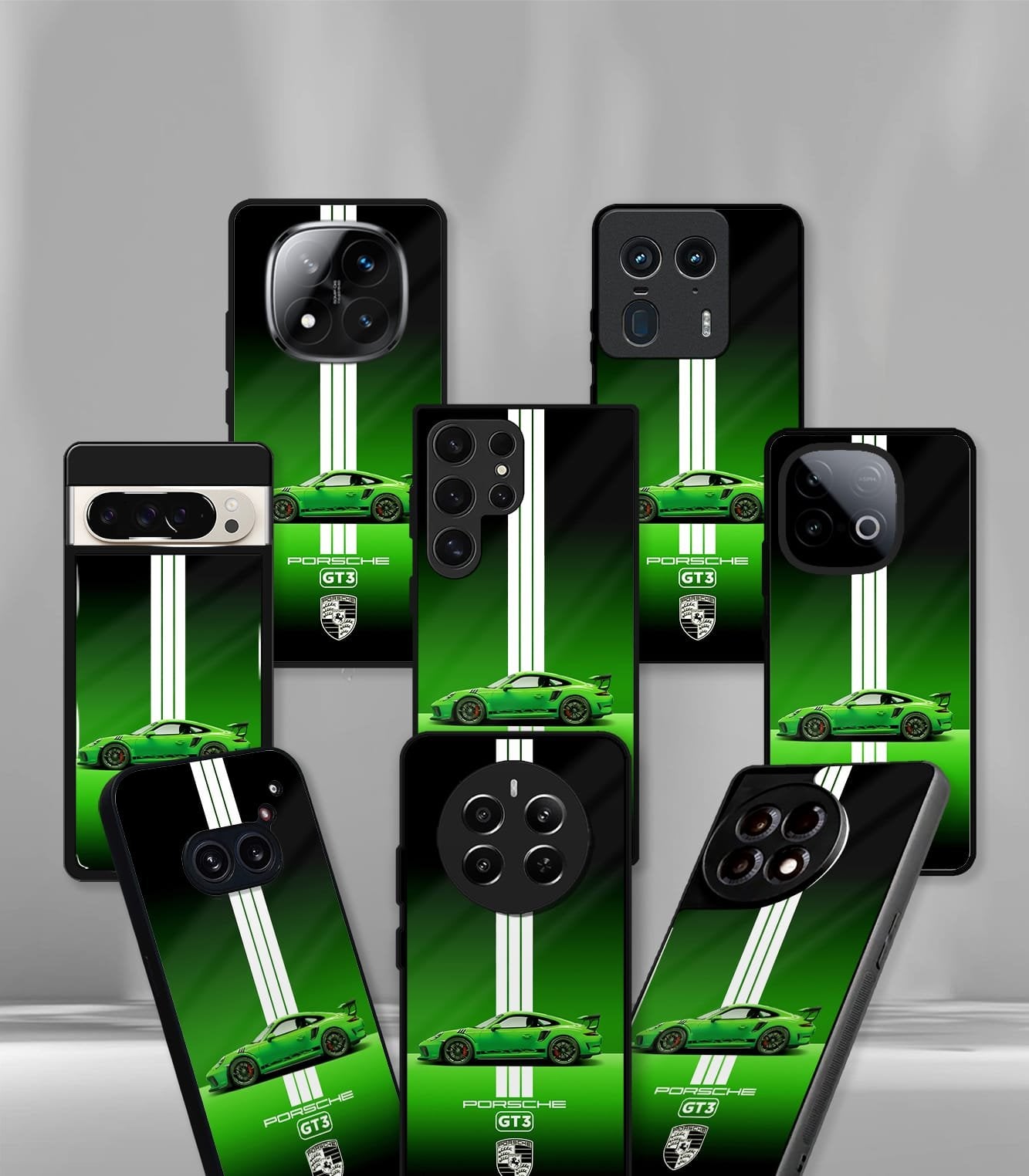 porsche super car premium glossy phone case compatible for every phone models.