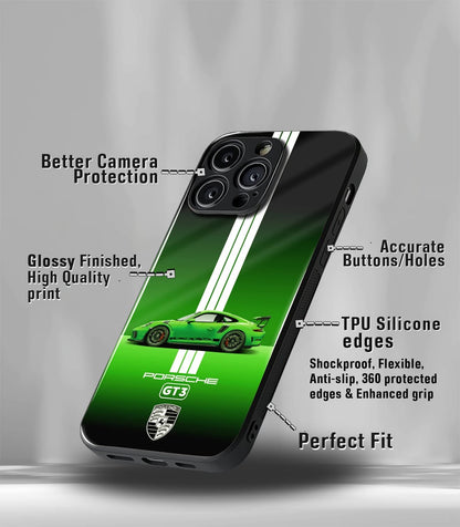 Porsche Super Car Premium Glossy Phone Case compatible for every Phone Models.