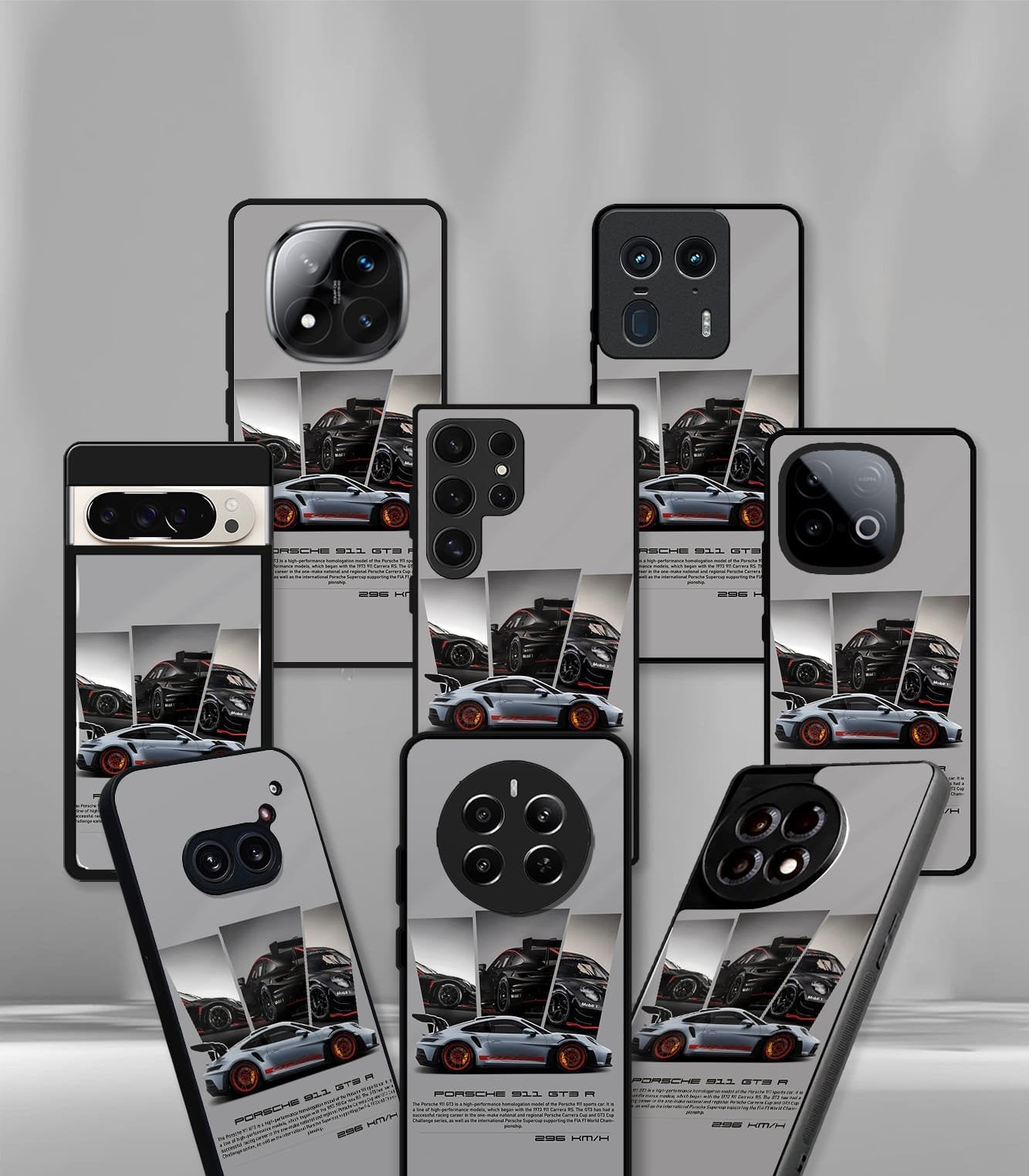 porsche super car premium glossy phone case compatible for every phone models.