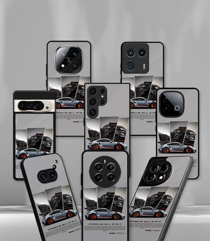 Porsche Super Car Premium Glossy Phone Case compatible for every Phone Models.