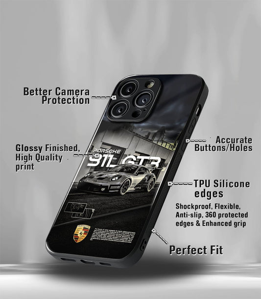 Porsche Super Car Premium Glossy Phone Case compatible for every Phone Models.