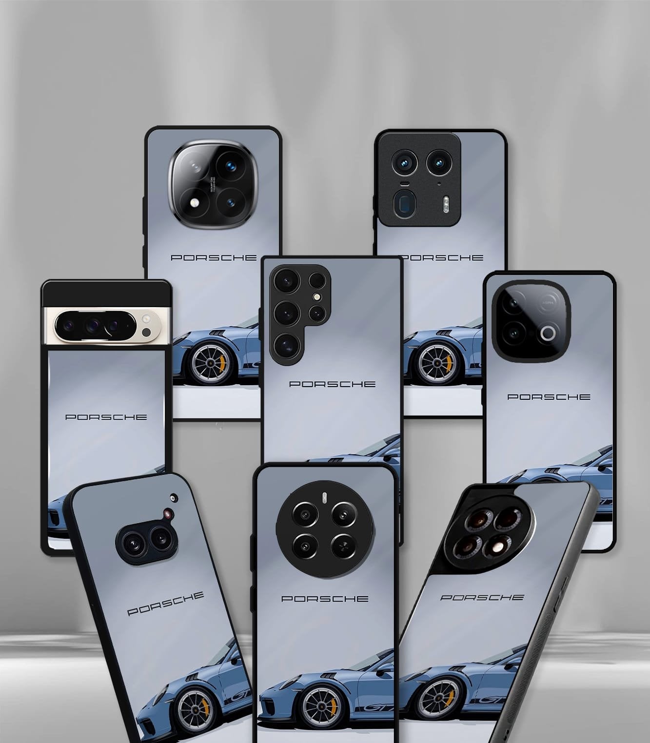 porsche super car premium glossy phone case compatible for every phone models.