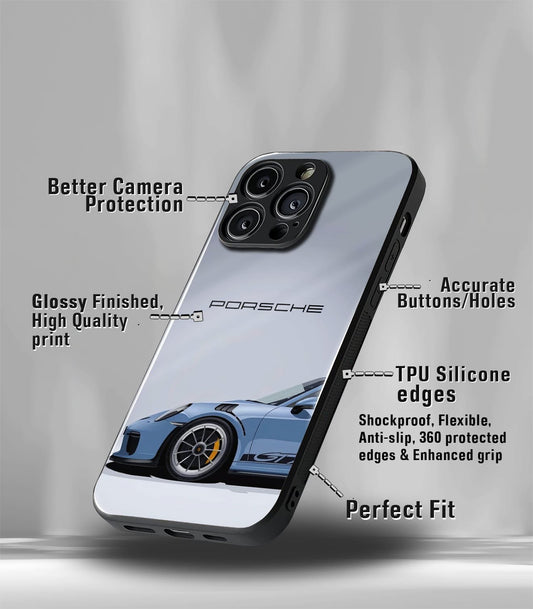 Porsche Super Car Premium Glossy Phone Case compatible for every Phone Models.