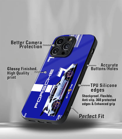 Porsche Super Car Premium Glossy Phone Case compatible for every Phone Models.
