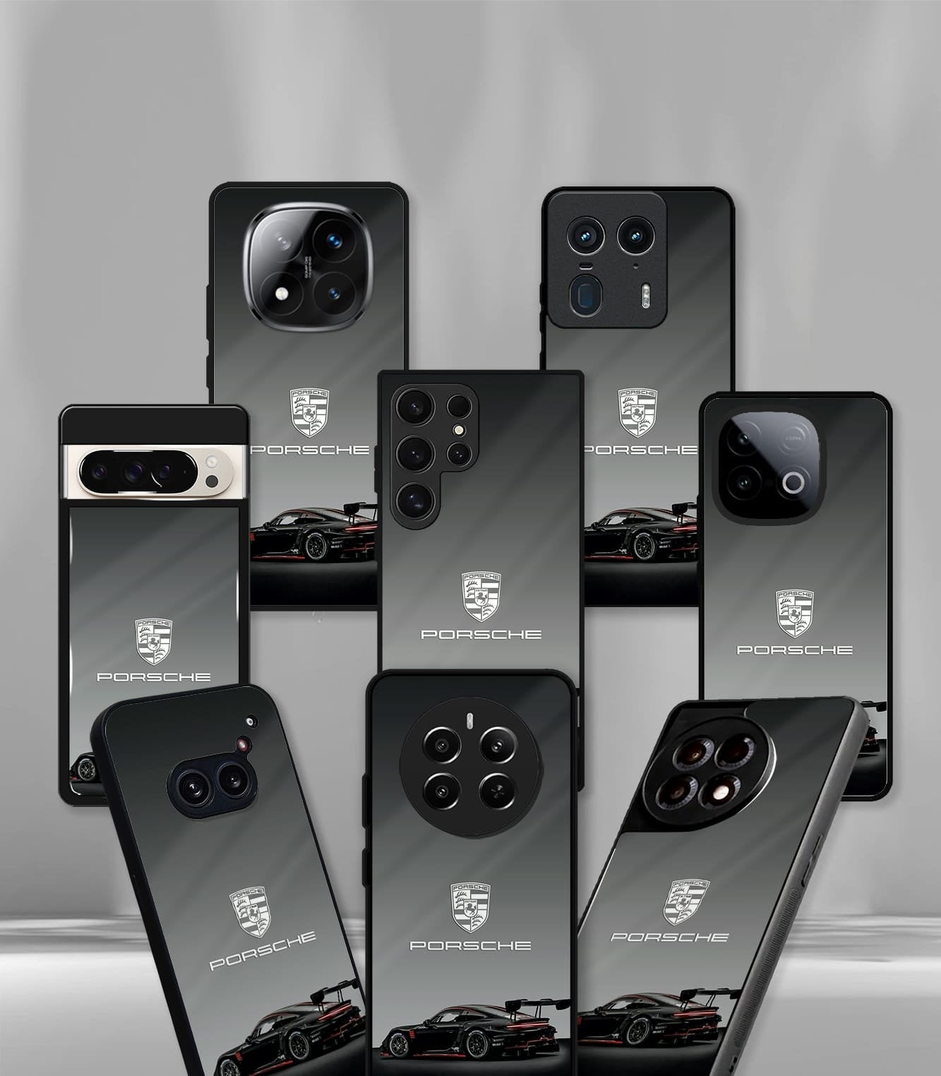 porsche super car premium glossy phone case compatible for every phone models.