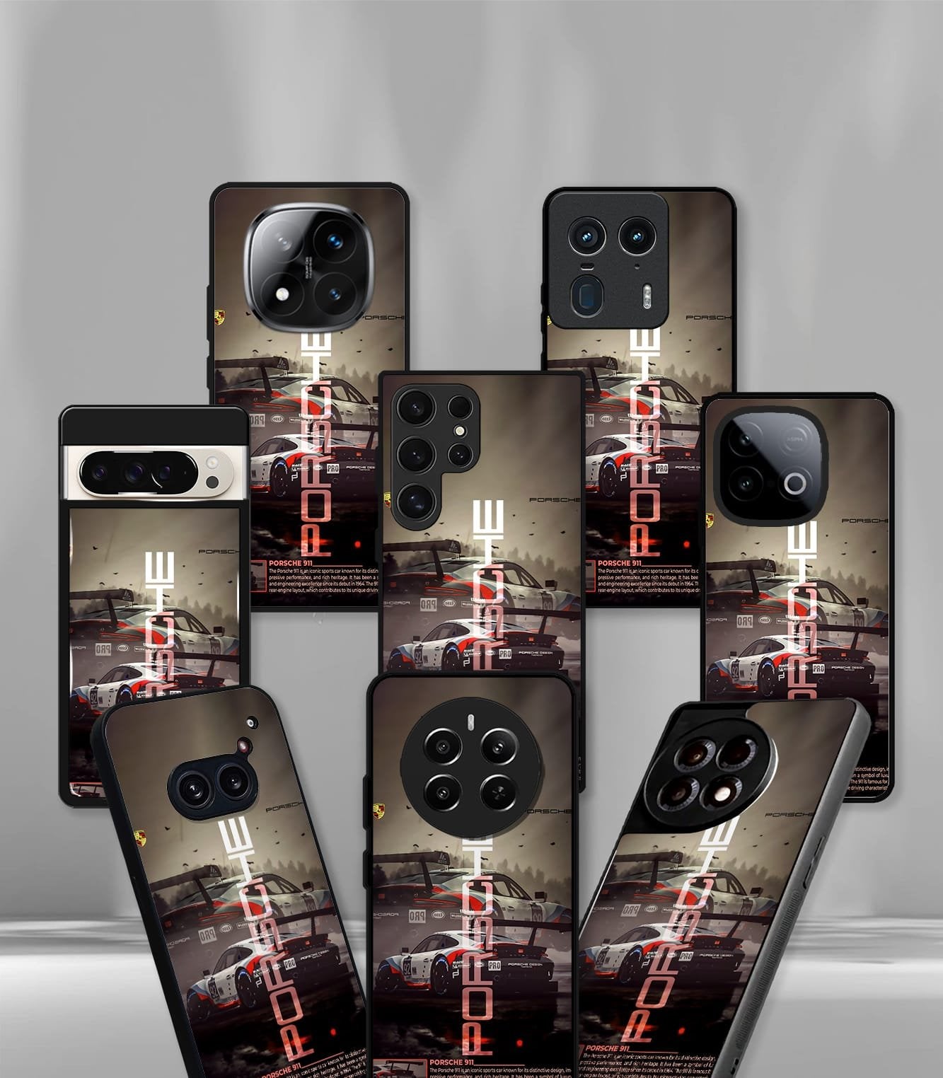 porsche super car premium glossy phone case compatible for every phone models.