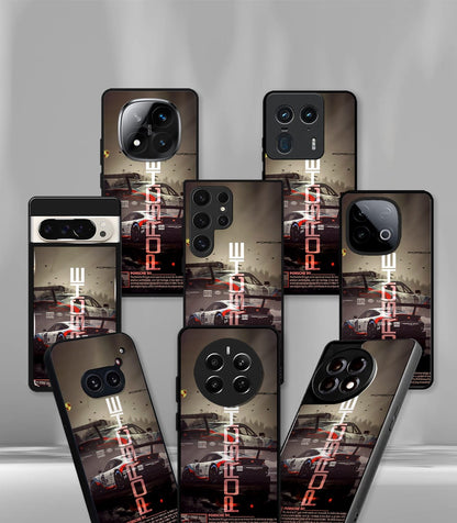 Porsche Super Car Premium Glossy Phone Case compatible for every Phone Models.